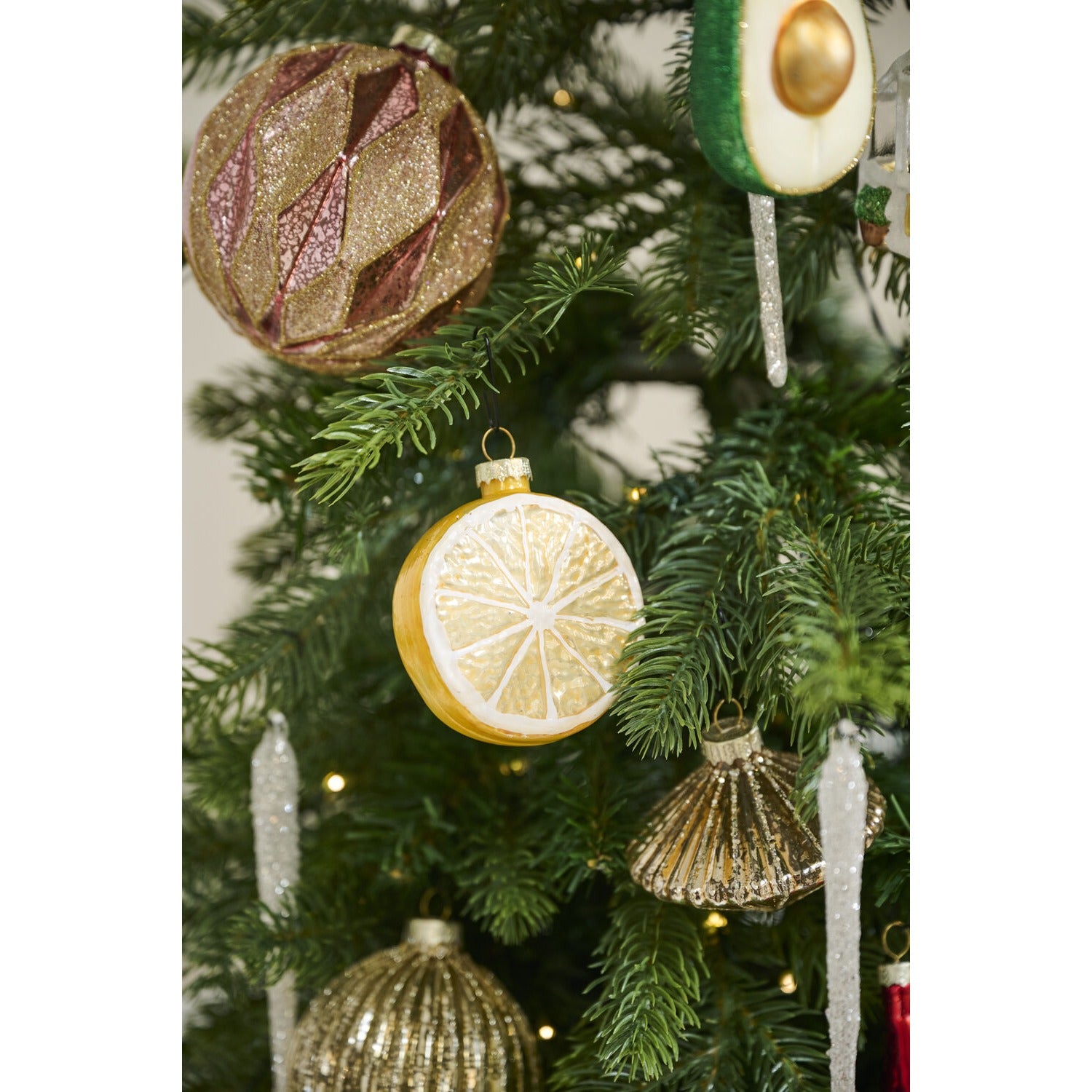 Juicy Lemon Ornament - Set of 6