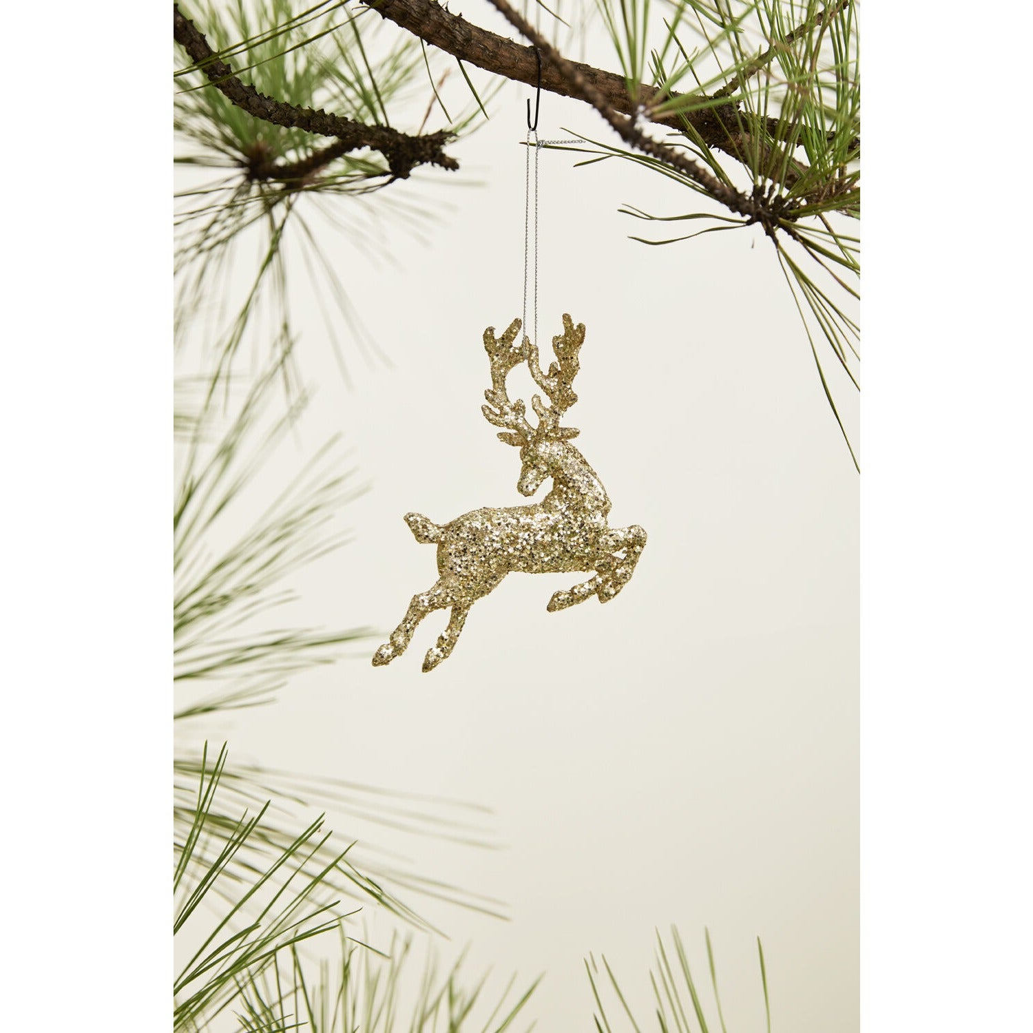 Leaping Deer Ornament - Set of 6