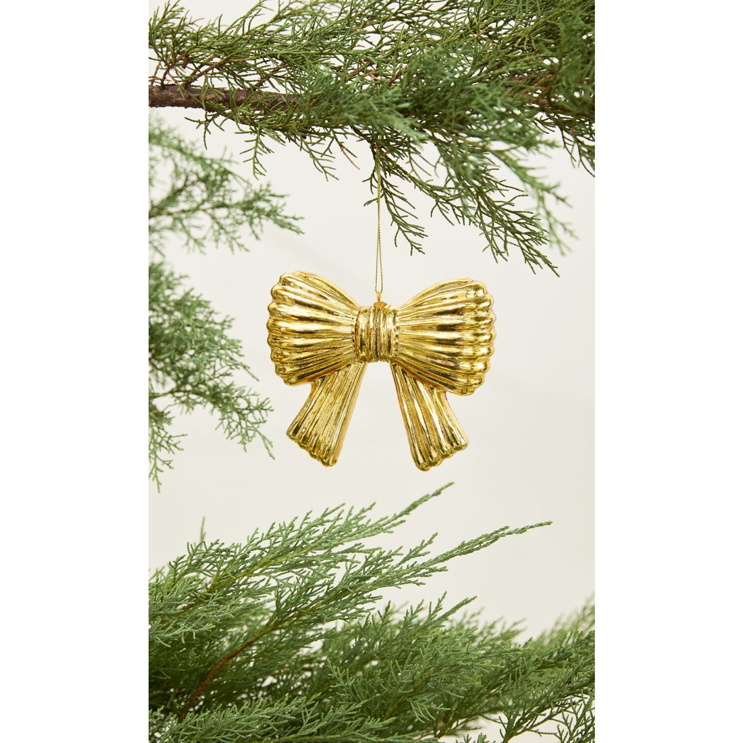 Metallic Bow Ornament - Set of 6