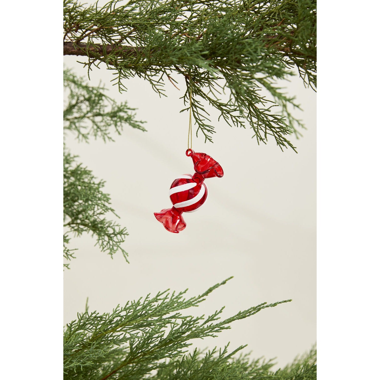 Peppermint Swirl Ornament - Set of 6