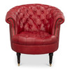 Bastian Armchair  New Rouge Leather