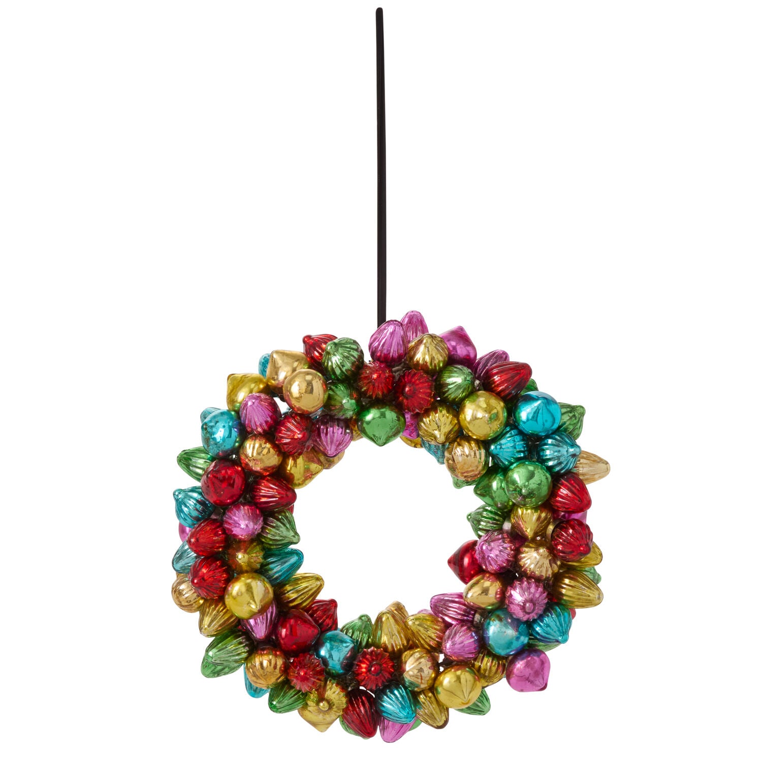 Retro Bauble Wreath
