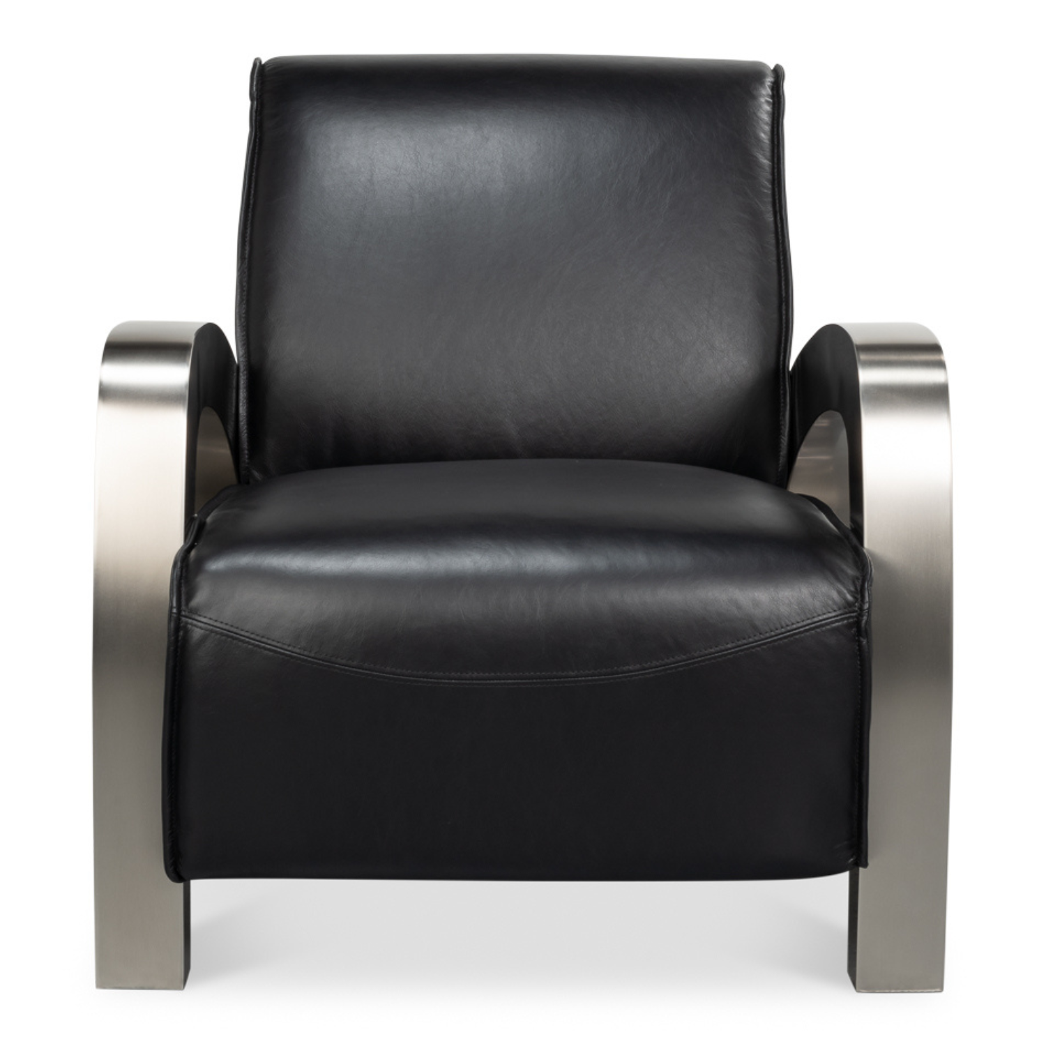 Carlisle Armchair  Leather Onyx Black