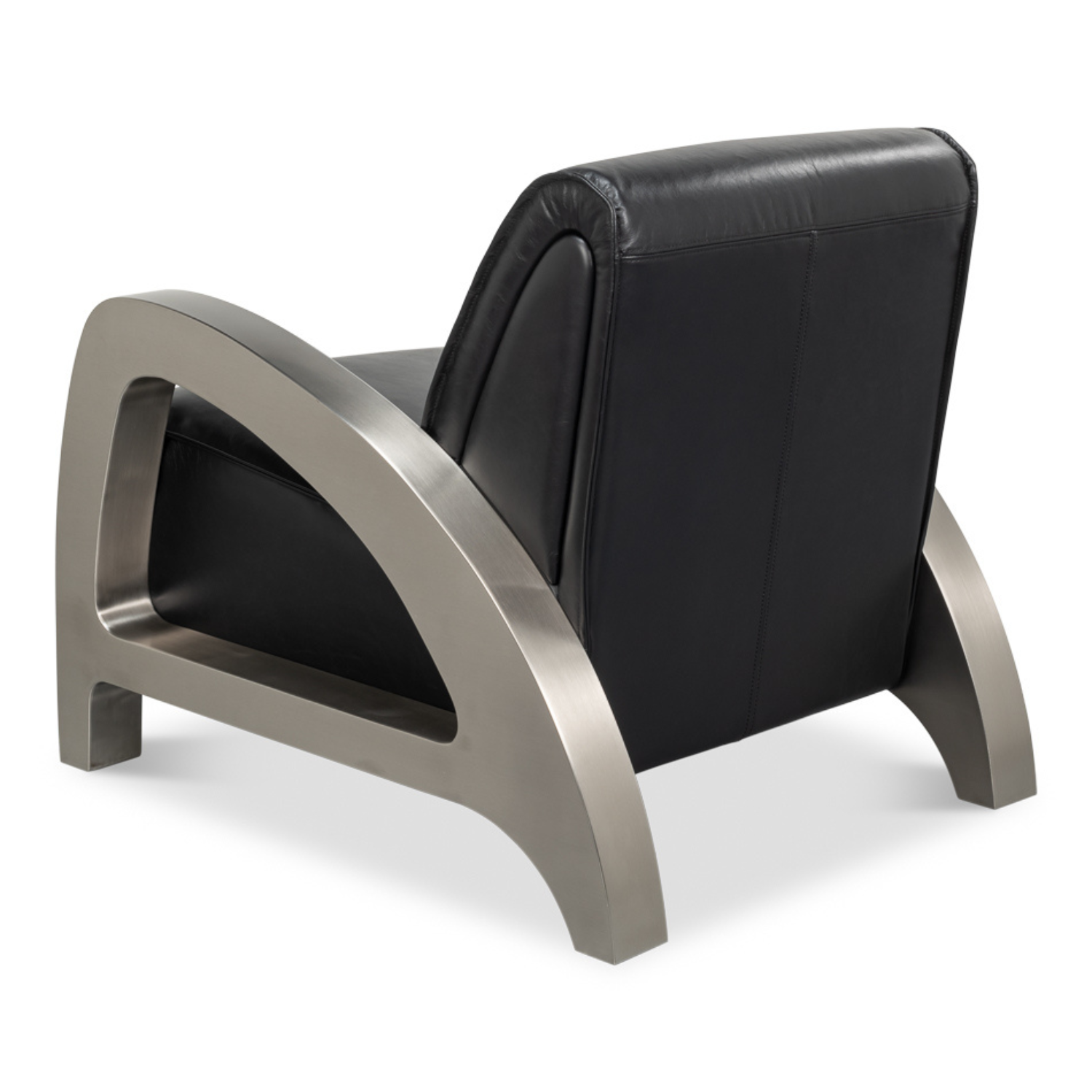 Carlisle Armchair  Leather Onyx Black