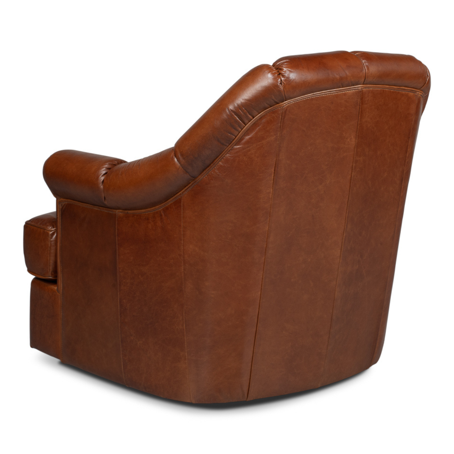 Scoth Swivel Chair - Distilled Leather