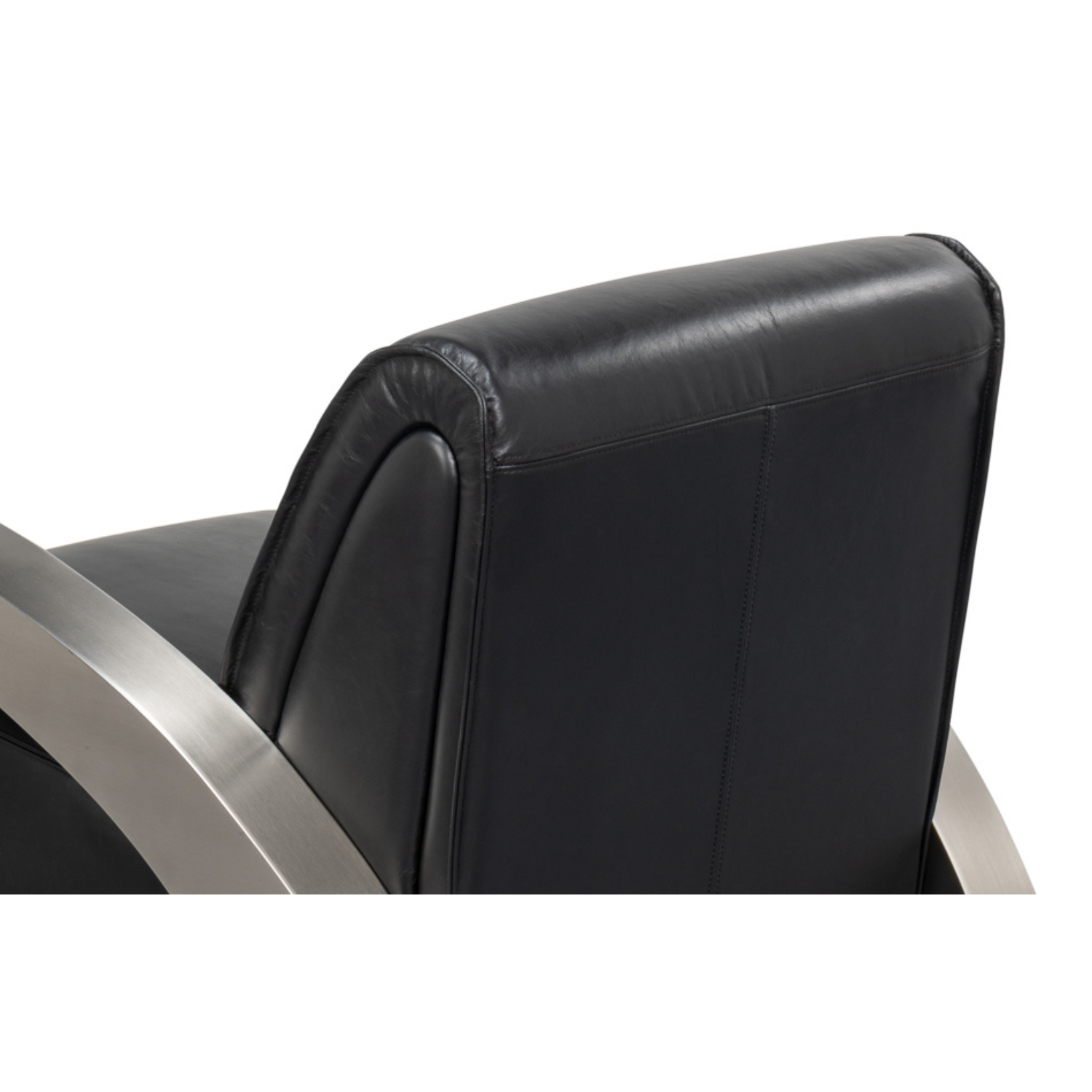 Carlisle Armchair  Leather Onyx Black