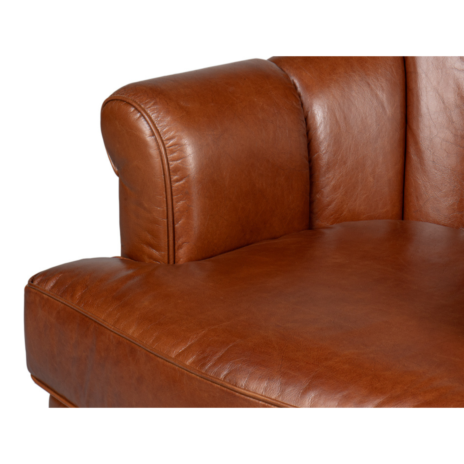 Scoth Swivel Chair - Distilled Leather