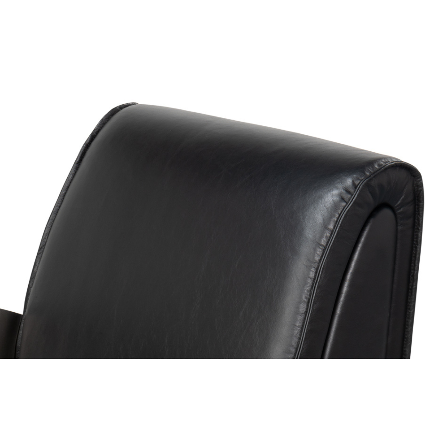 Carlisle Armchair  Leather Onyx Black