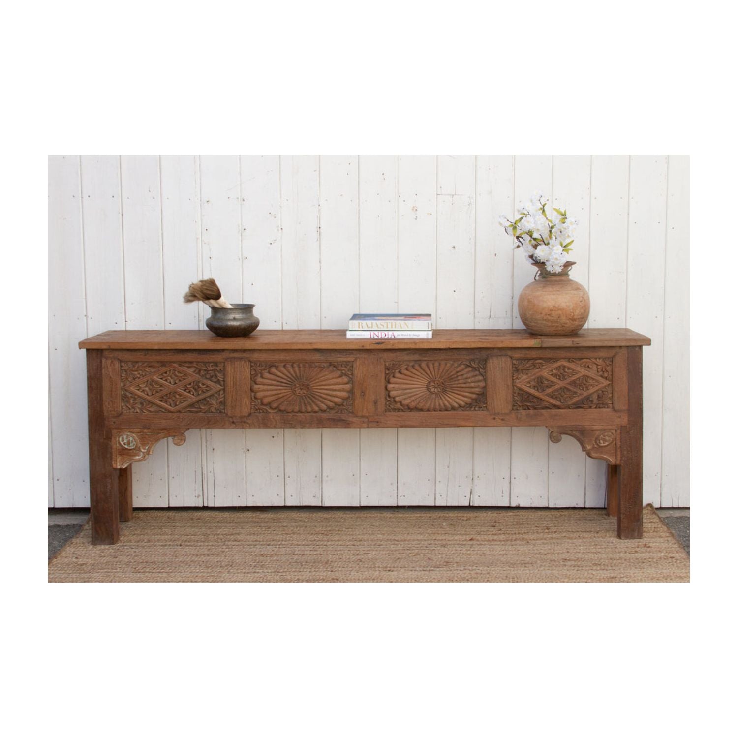 Fabulous Southern Indian Carved Console