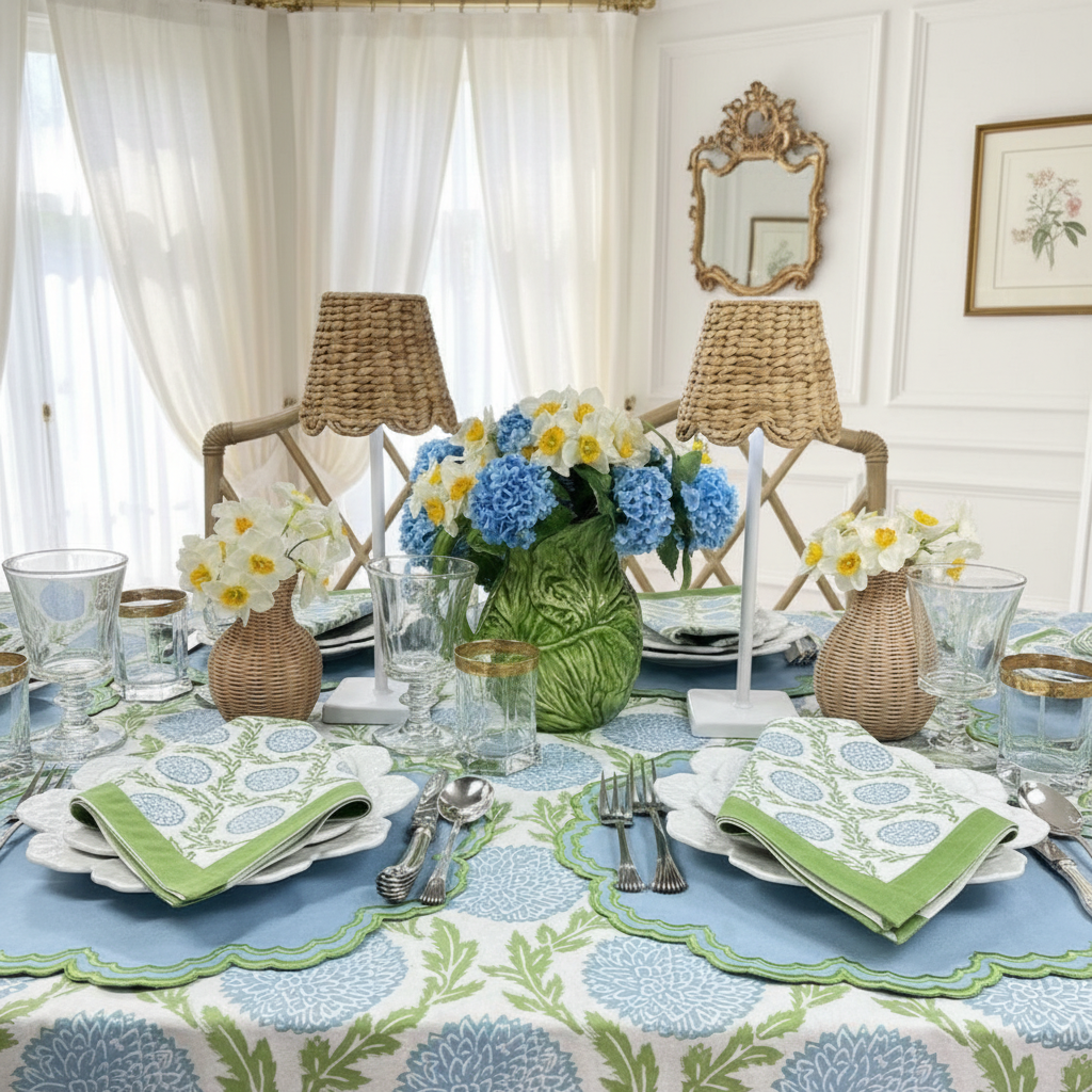 Bettina Placemat - Blue & Green (Set of 4)