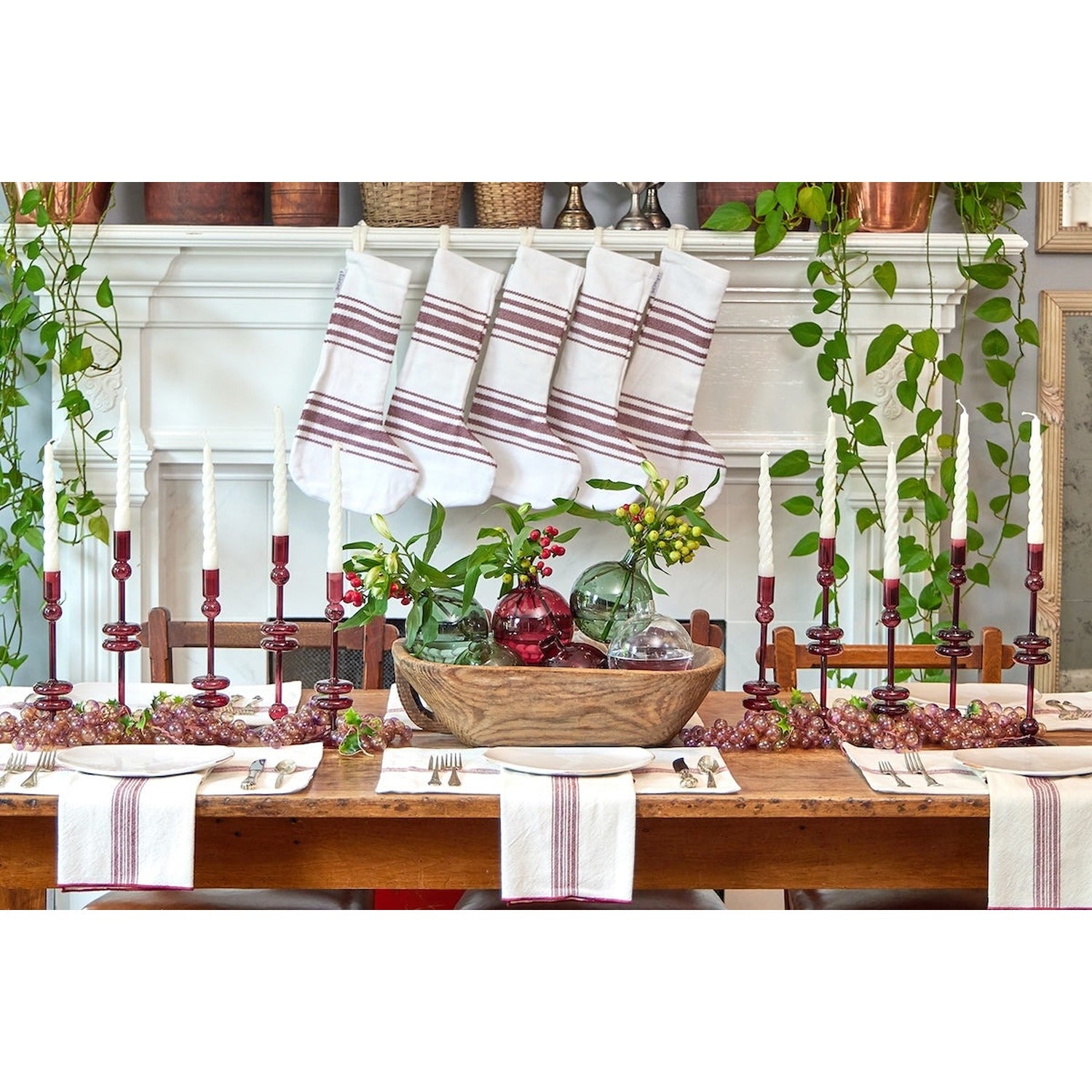 Glass Sphere Bud Vase, Spruce Green