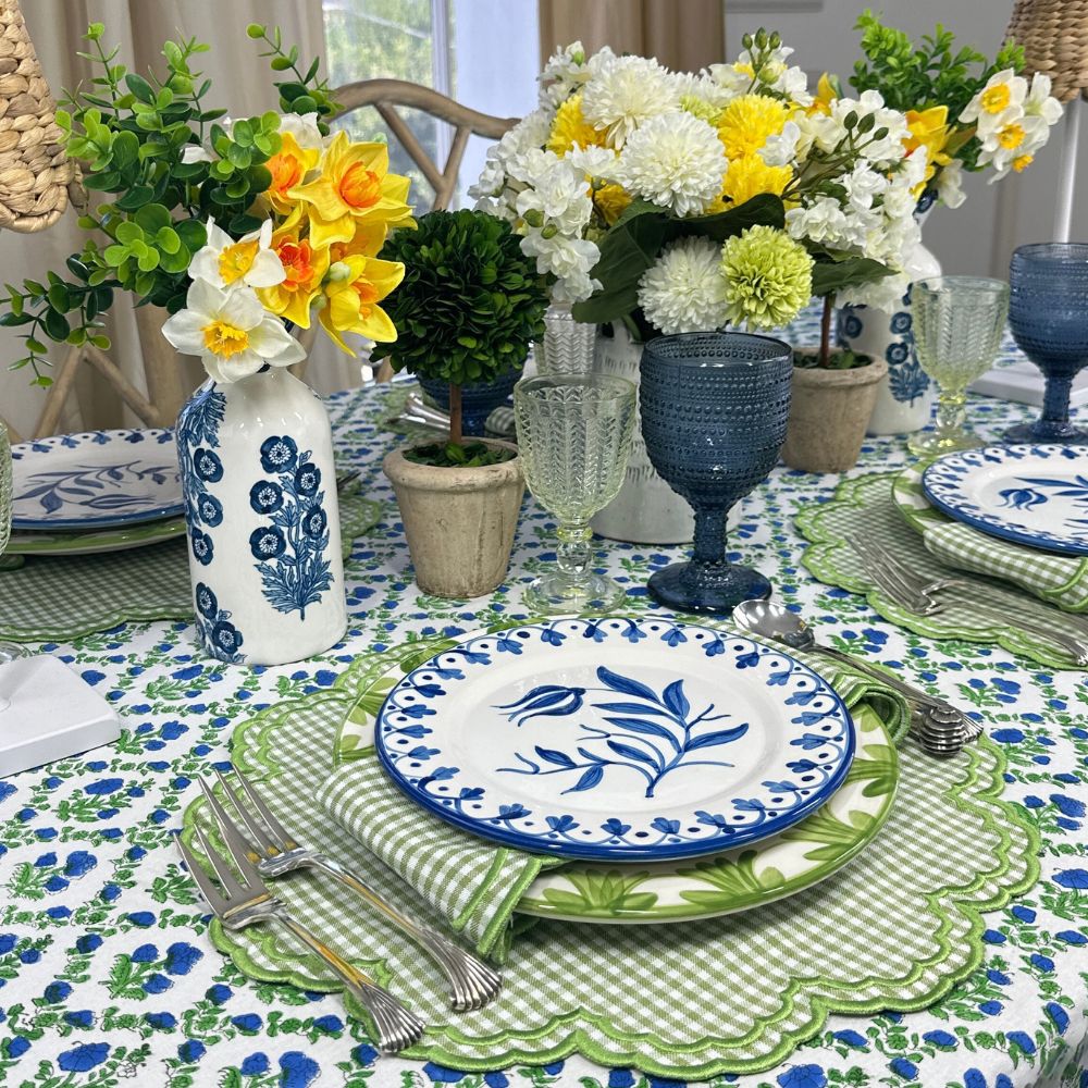 Bettina Placemat - Light Green Gingham (Set of 4)