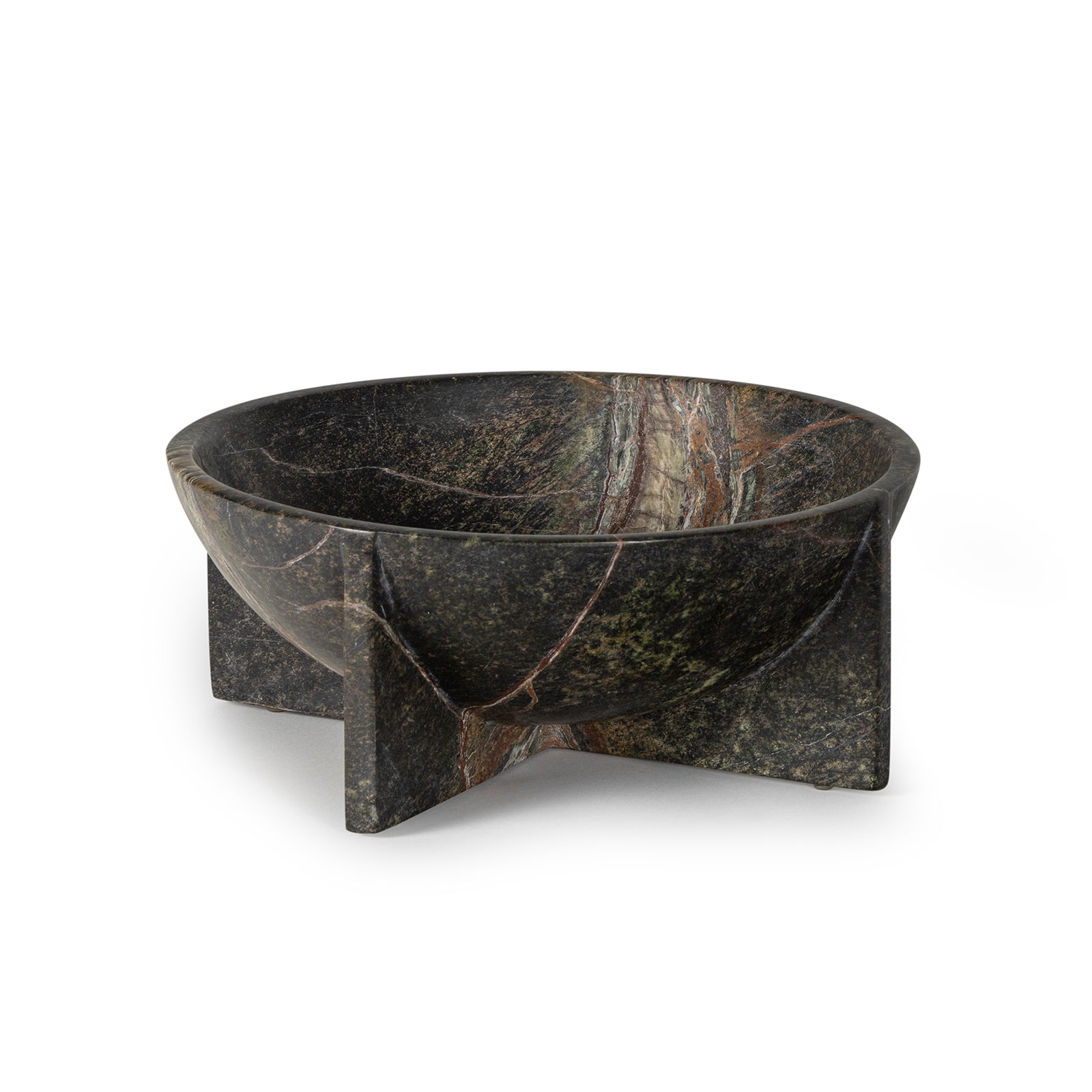 Tribune Marble Bowl Large (Green)