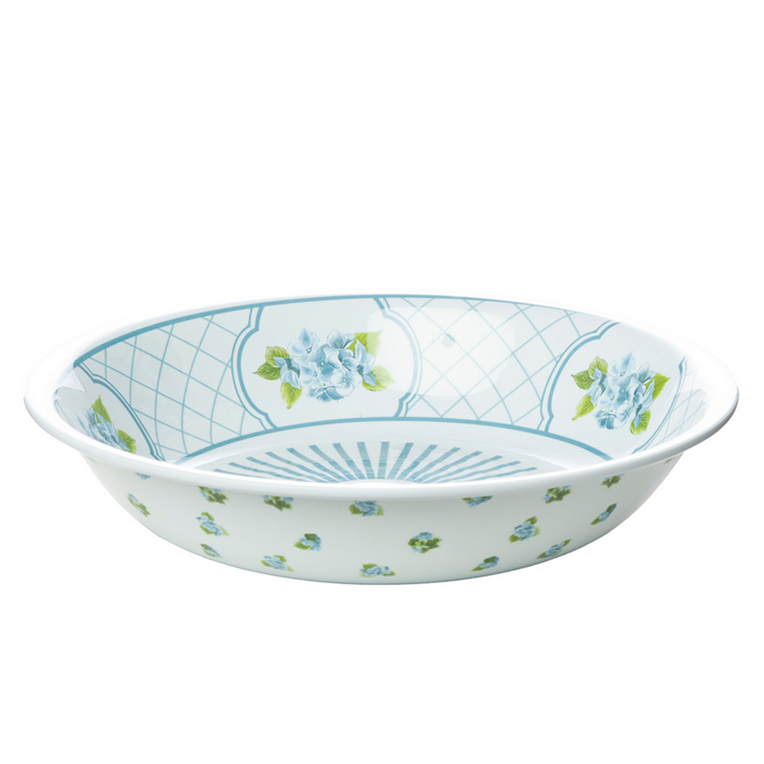 Blue Hydrangea Melamine Dinnerware Collection