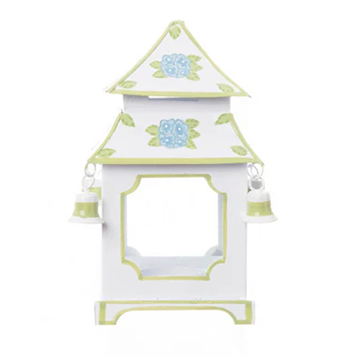 Green Hydrangea Leaf Pagoda Lantern (4 Sizes)