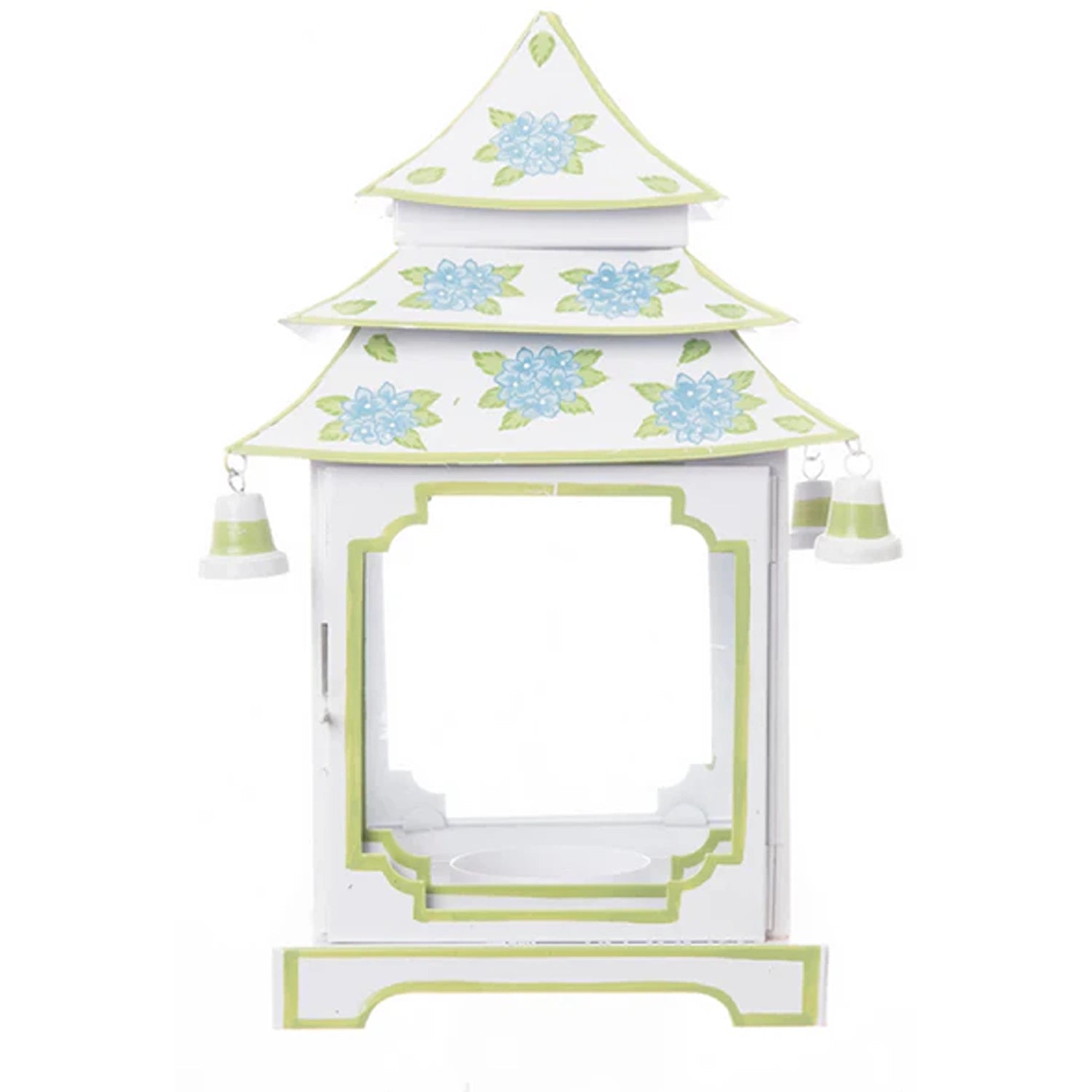 Green Hydrangea Leaf Pagoda Lantern (4 Sizes)