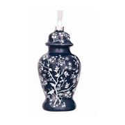 Navy Blue Ginger Jar Ornament