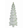 Large Grand Green and White Tulipiere