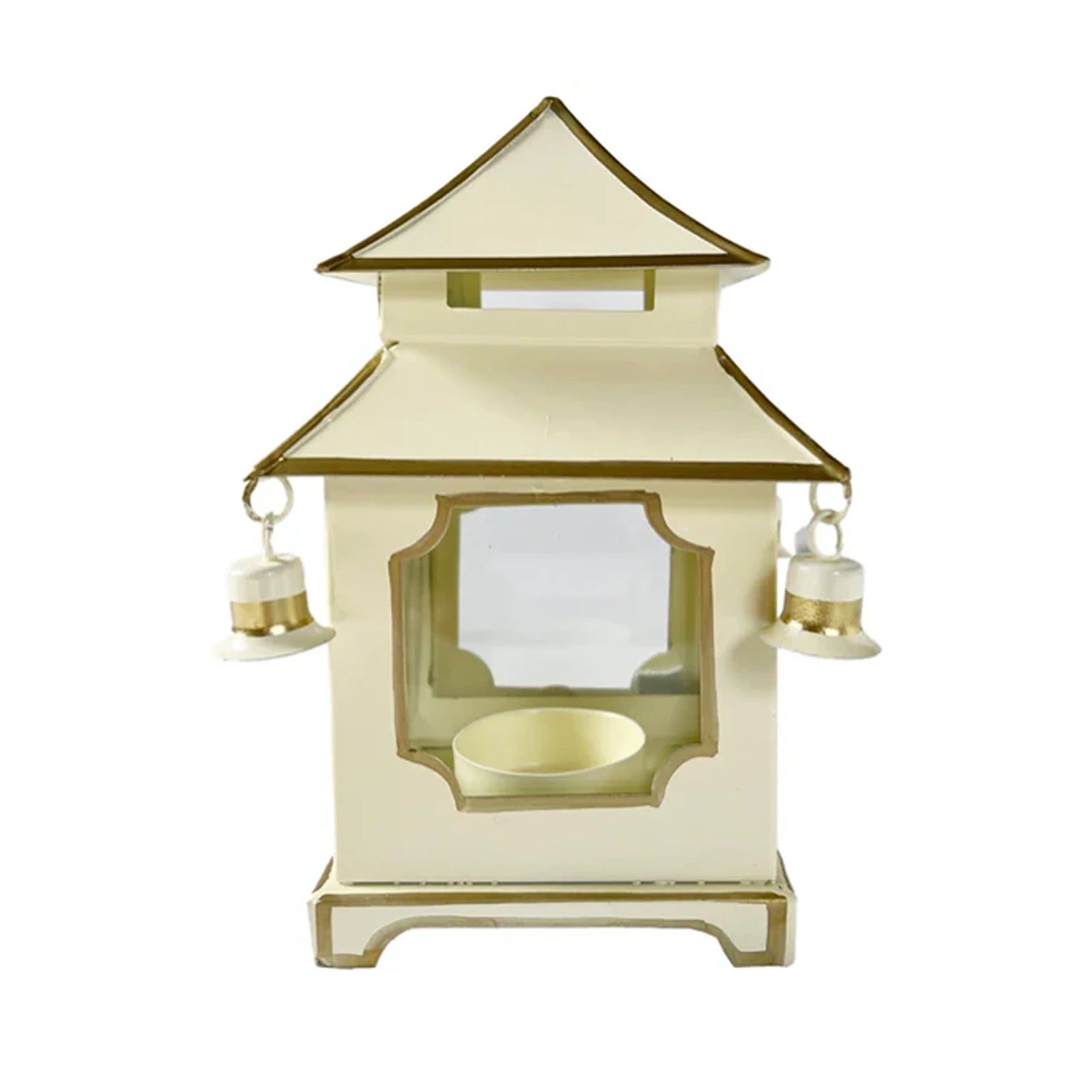 Ivory & Gold Pagoda Lantern