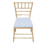 Set of 4 Straight Back Wicker Chair
