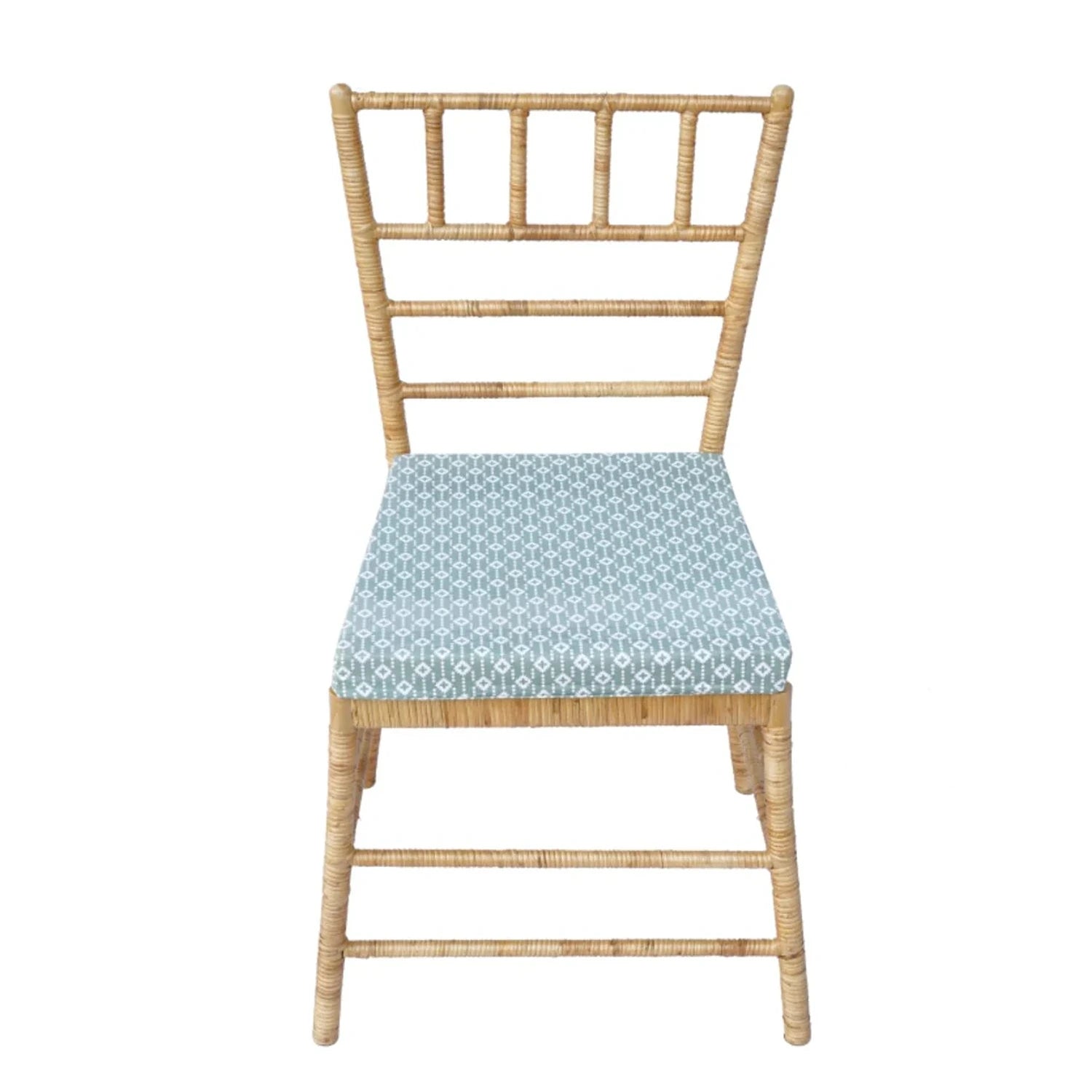 Set of 4 Diamond Back Wicker Chair