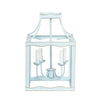 Soft Blue & Gold Medium Lantern