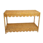 Large Scalloped Sideboard Table