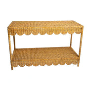 Large Scalloped Sideboard Table