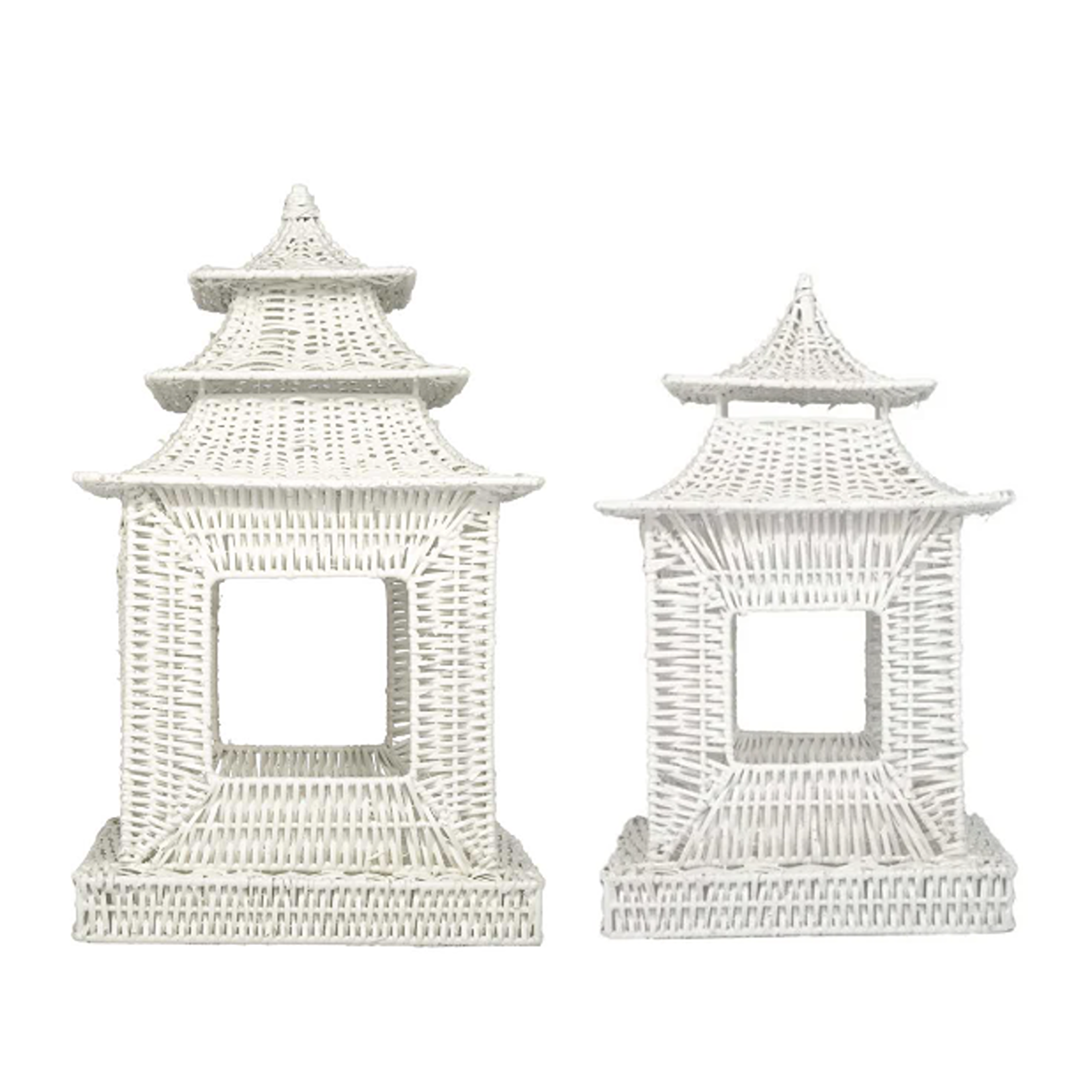 White Square Pagoda (2 Sizes)