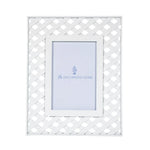 White Lattice Frame