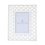 White Lattice Frame