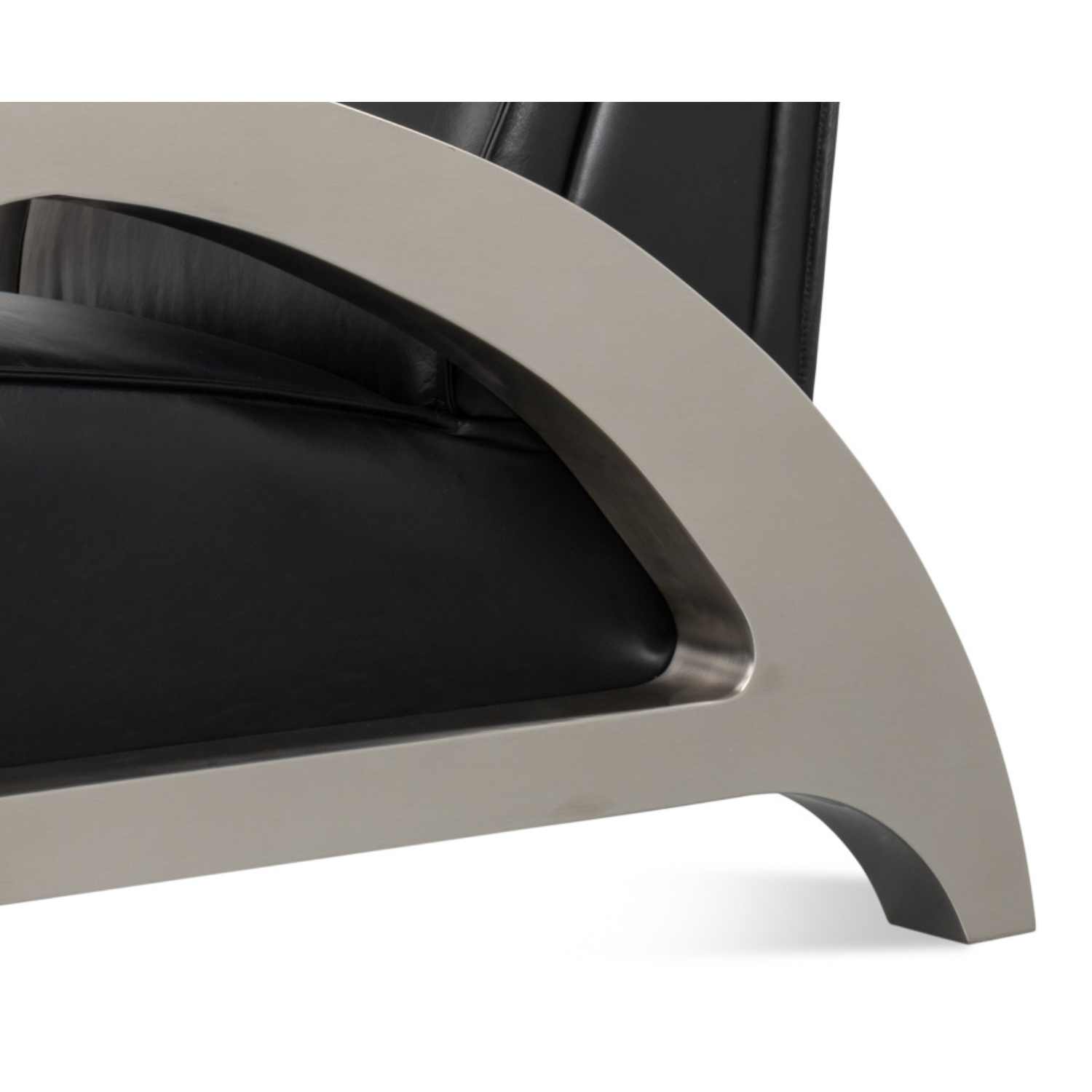 Carlisle Armchair  Leather Onyx Black