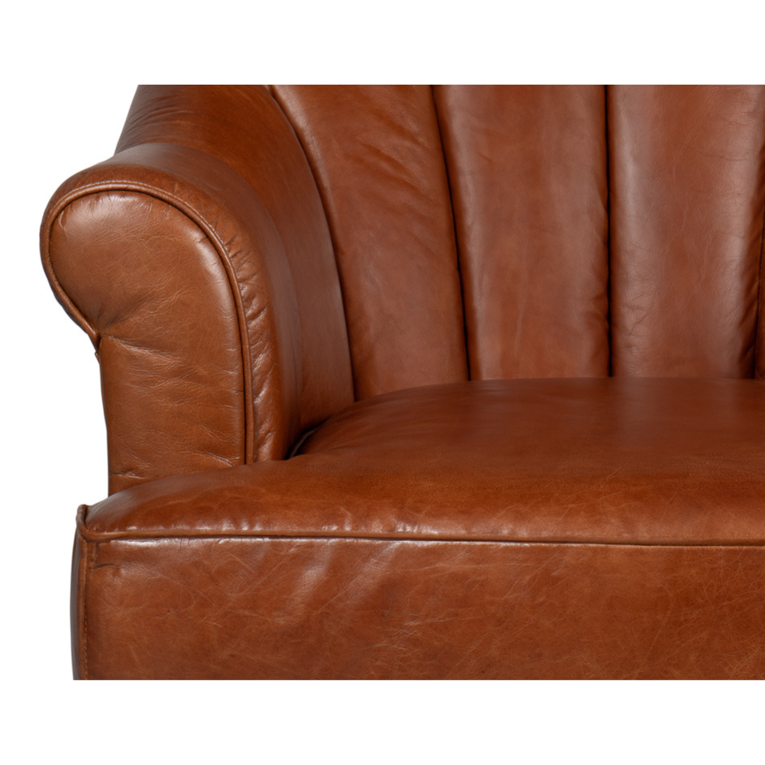 Scoth Swivel Chair - Distilled Leather