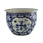 Round Figurine Cherry Blossom Fishbowl