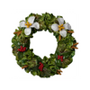 Holly Wreath: Magnolias & Berries