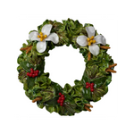 Holly Wreath: Magnolias & Berries
