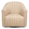Essex Swivel Chair  Cappucino White