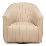 Essex Swivel Chair  Cappucino White