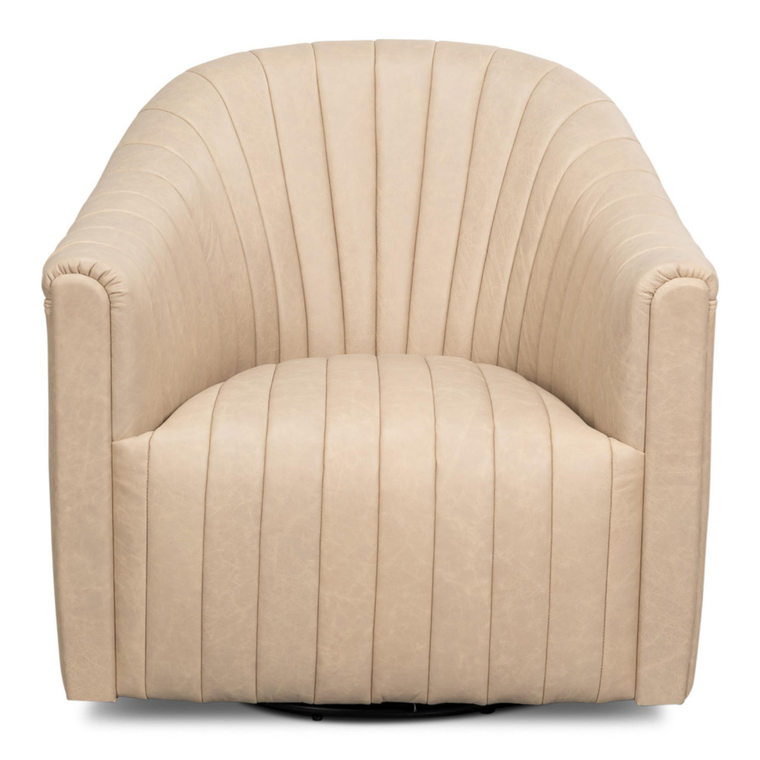 Essex Swivel Chair  Cappucino White