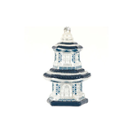 Blue & White Pagoda Ornament
