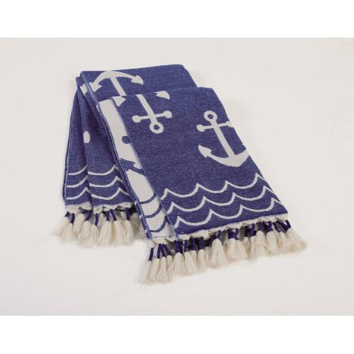 Blue Anchor Throw