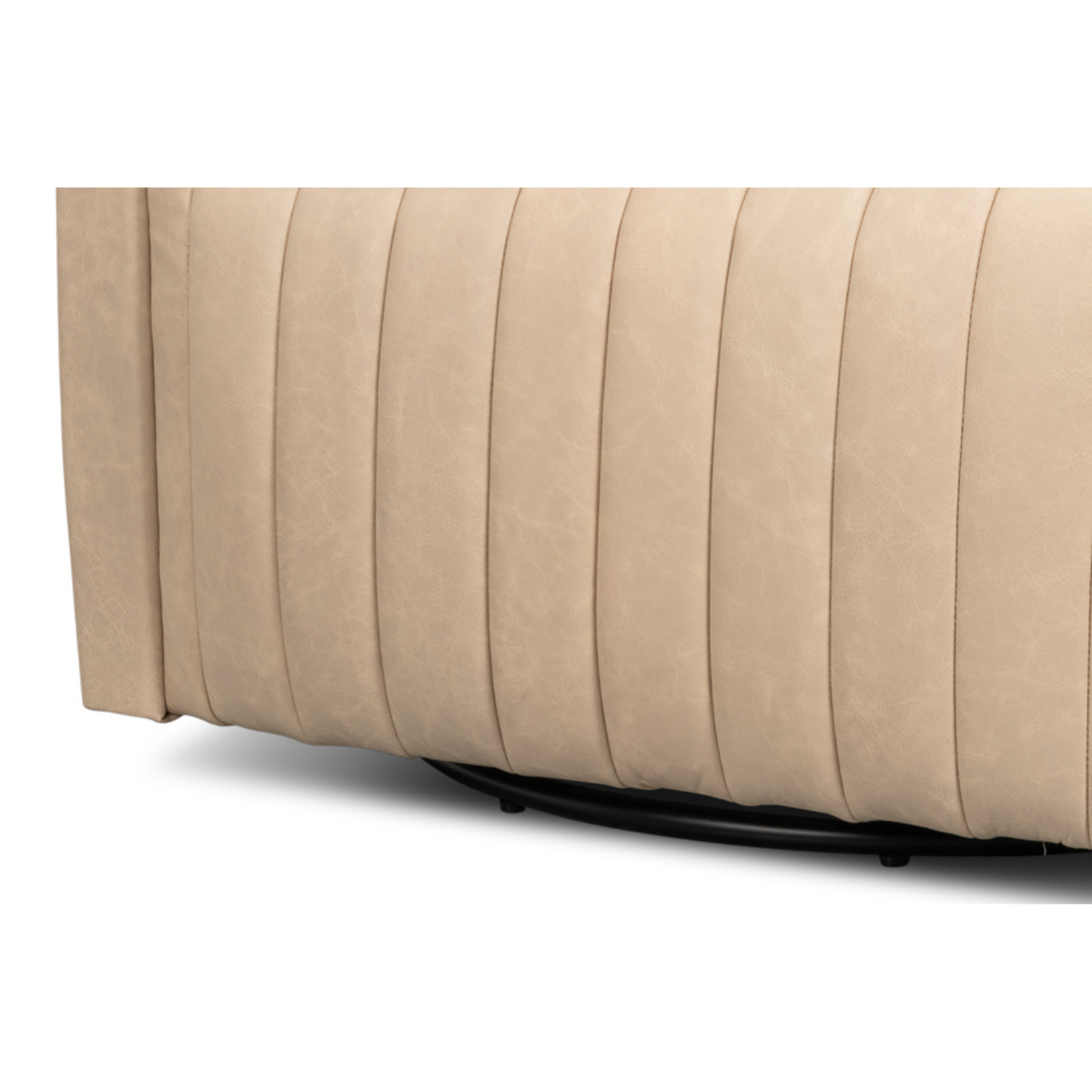 Essex Swivel Chair  Cappucino White