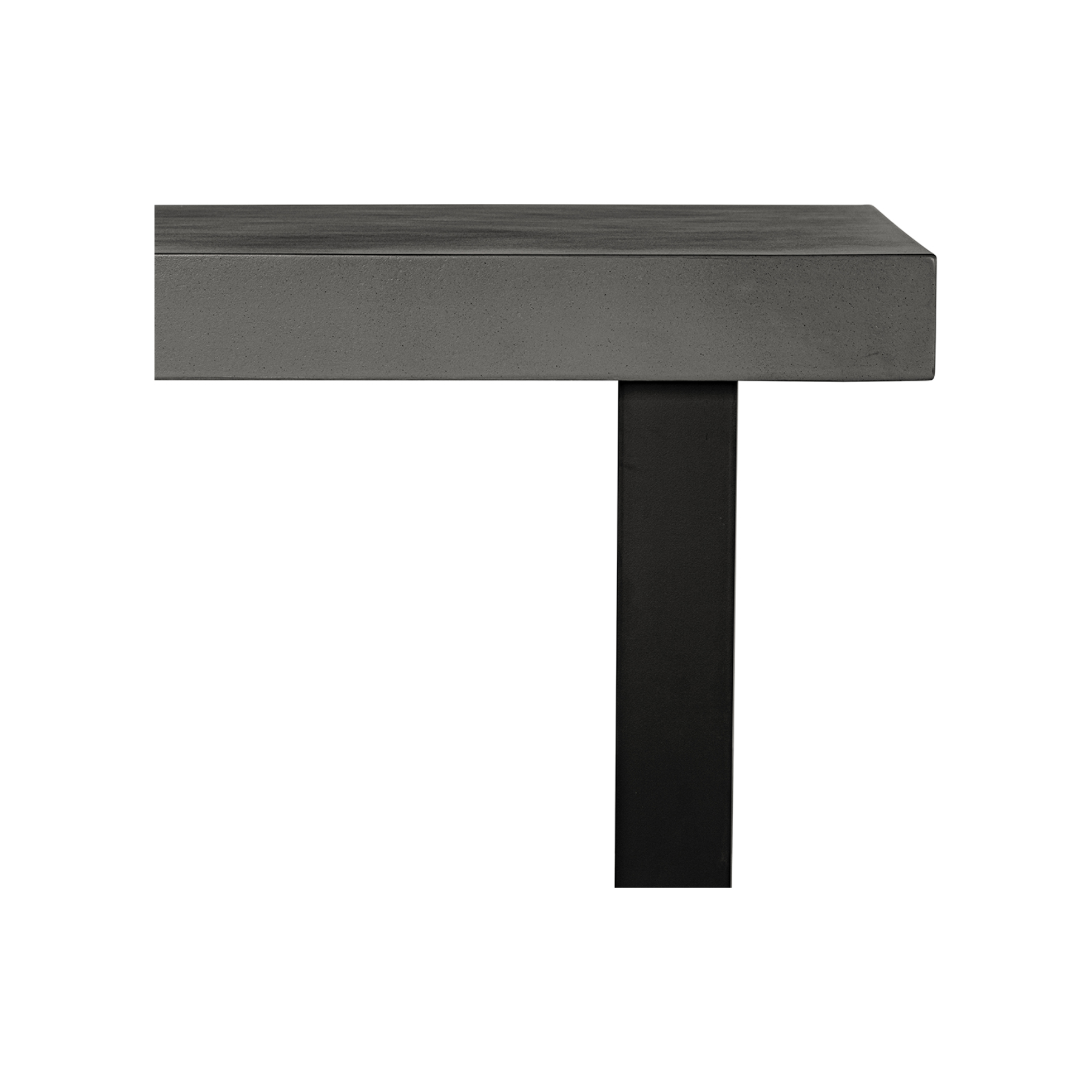 Dorian Outdoor Dining Table - Dark Grey