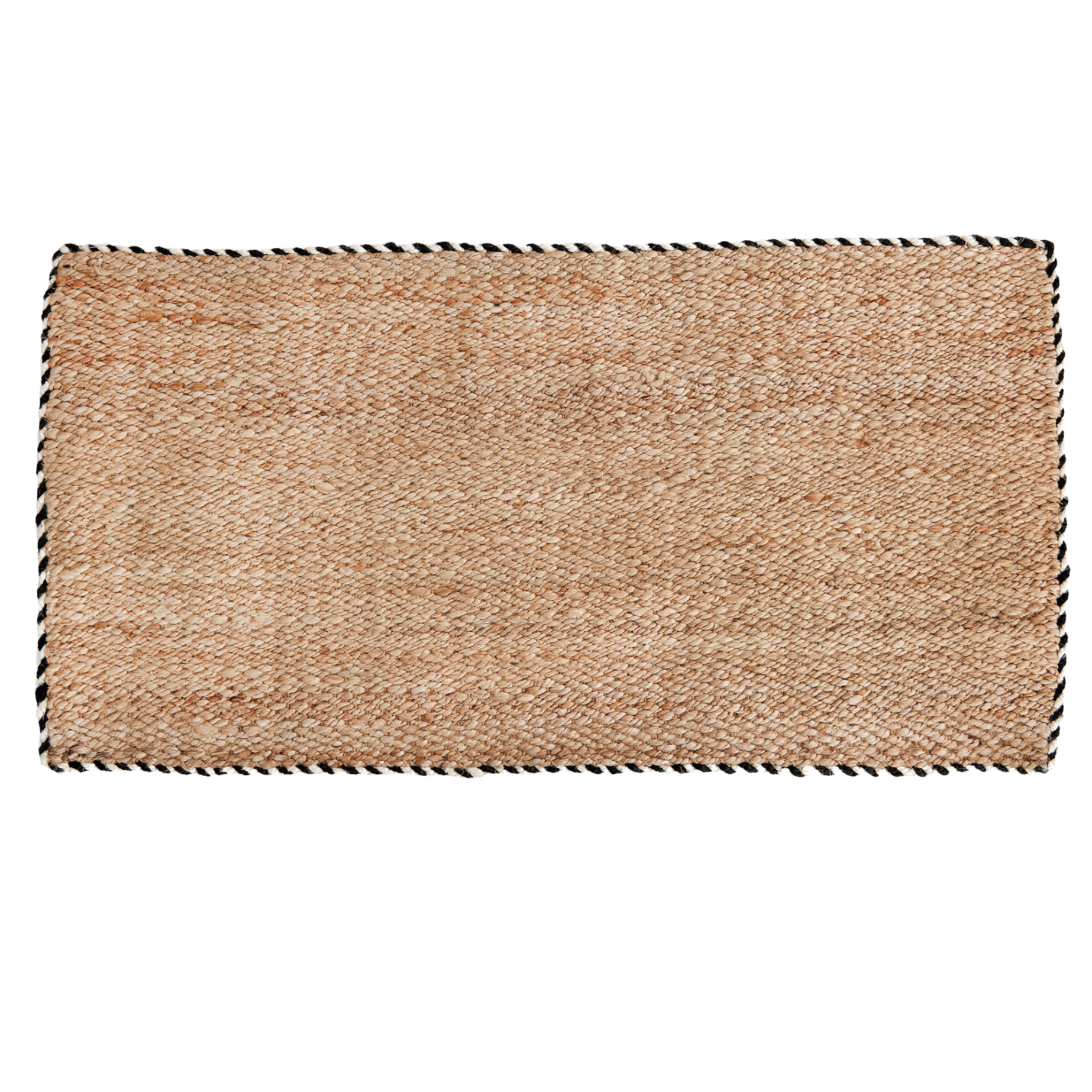 Braided Jute Doormat in Wrought Iron