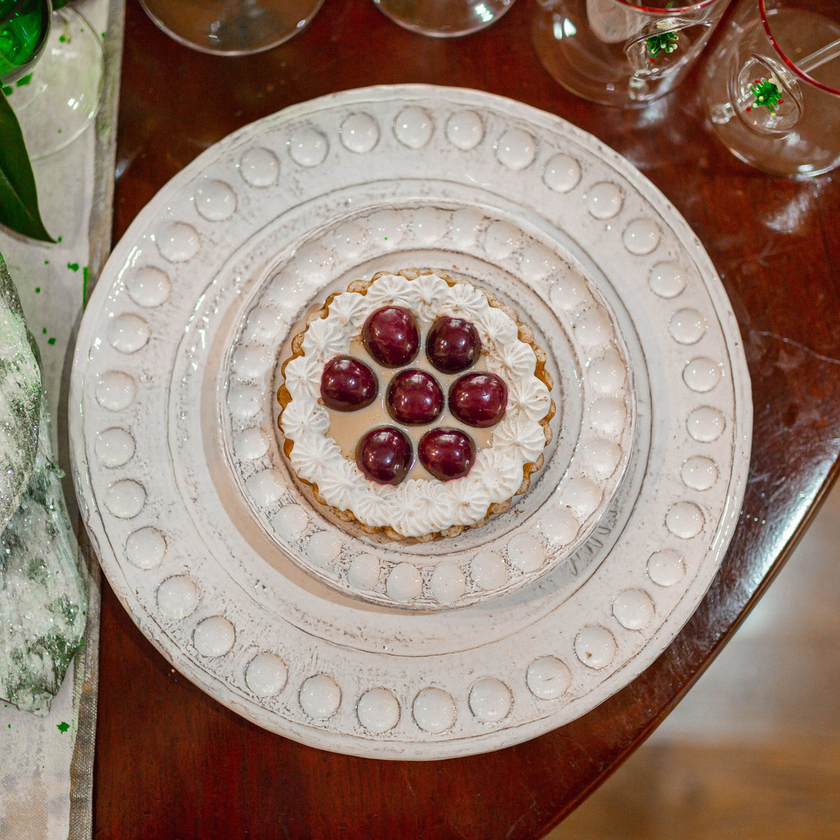 Christmas Tree Dessert Plate
