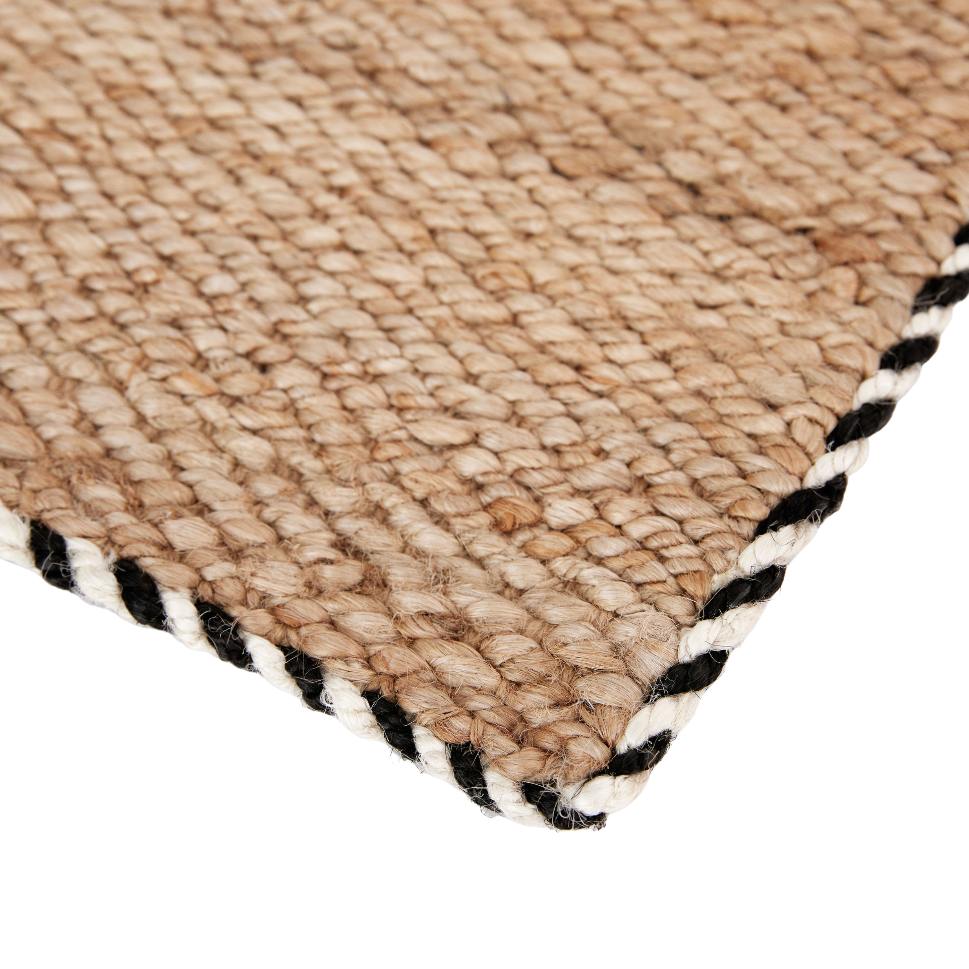 Braided Jute Doormat in Wrought Iron