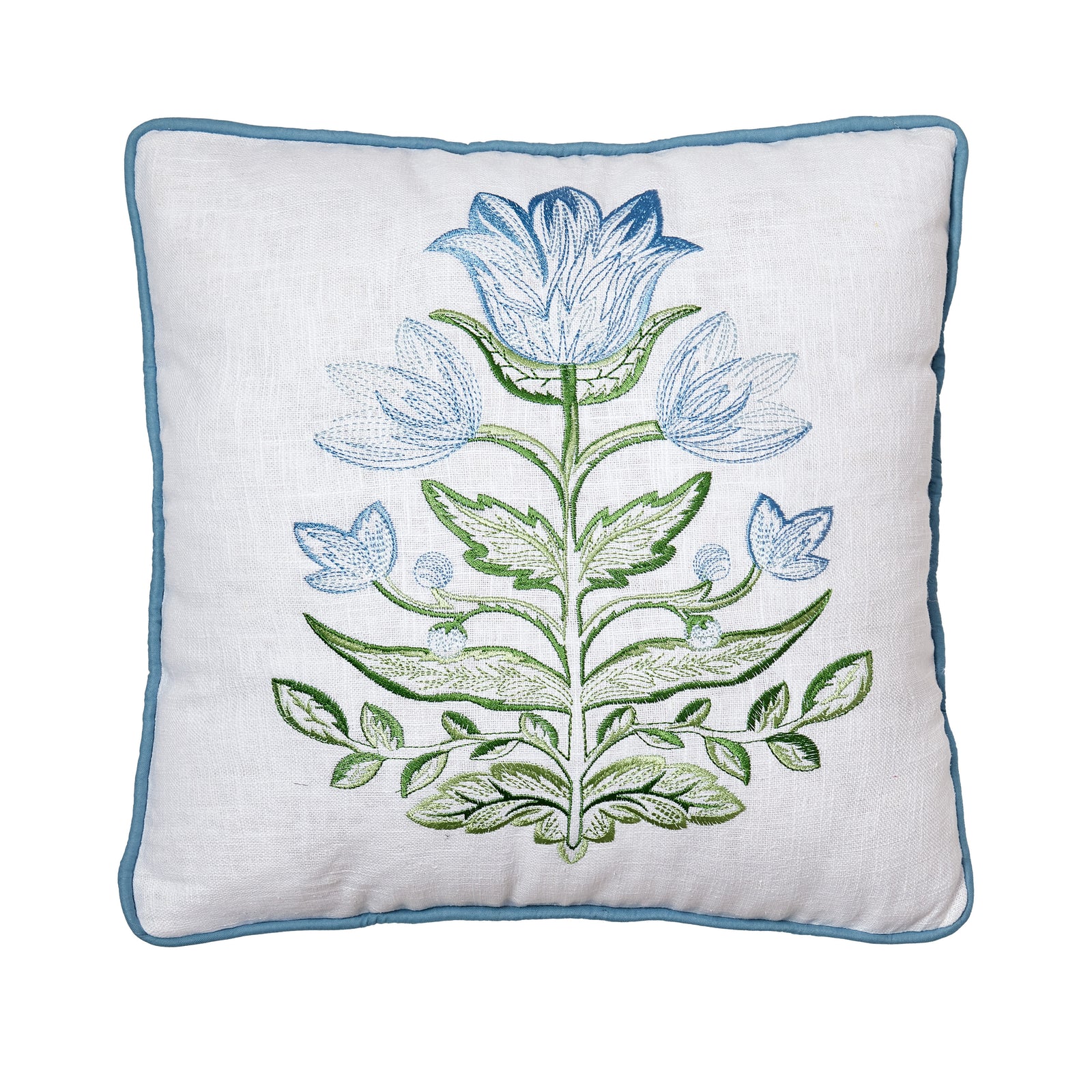 Mughal Flowers EMB Pillow