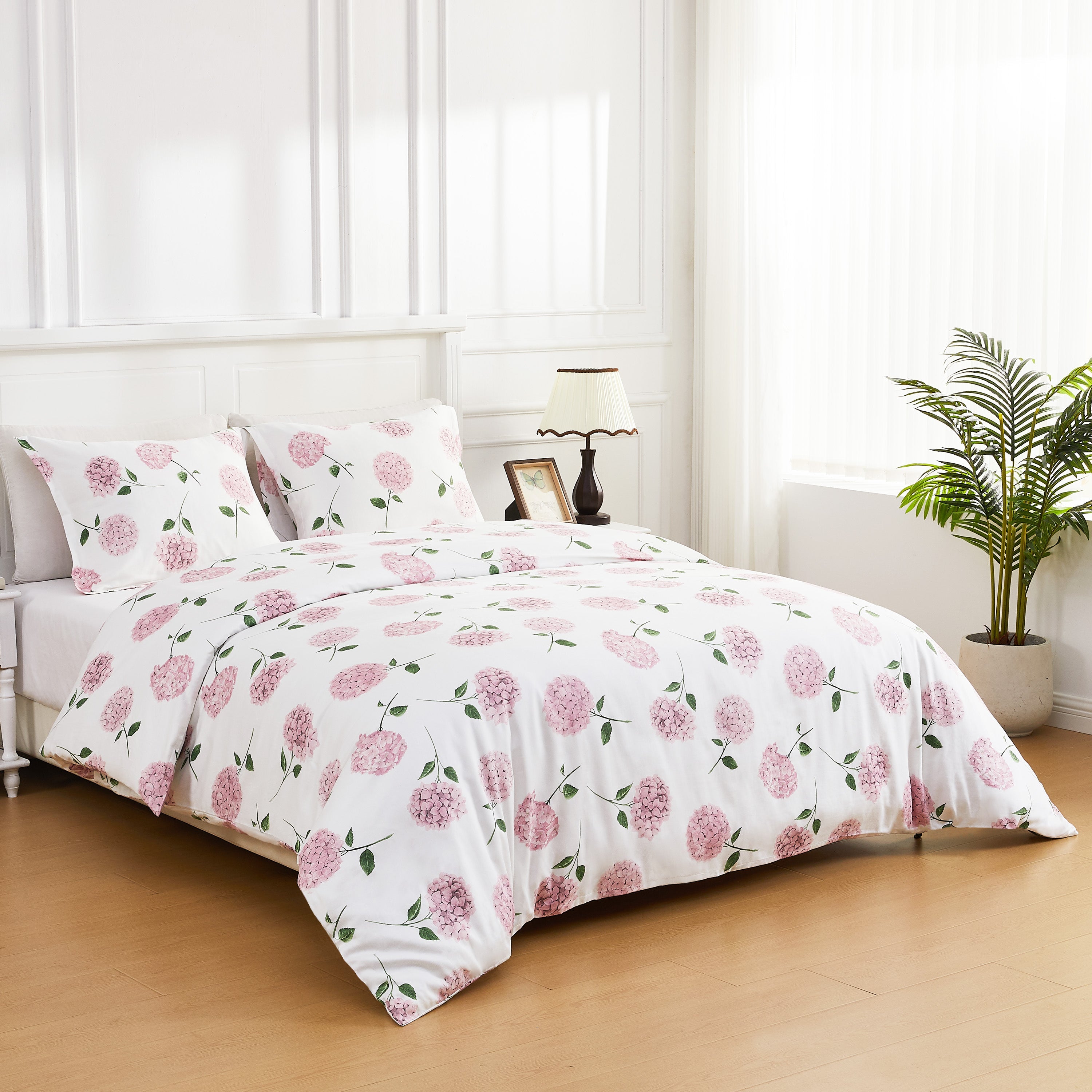 Hydrangea Printed Duvet Set