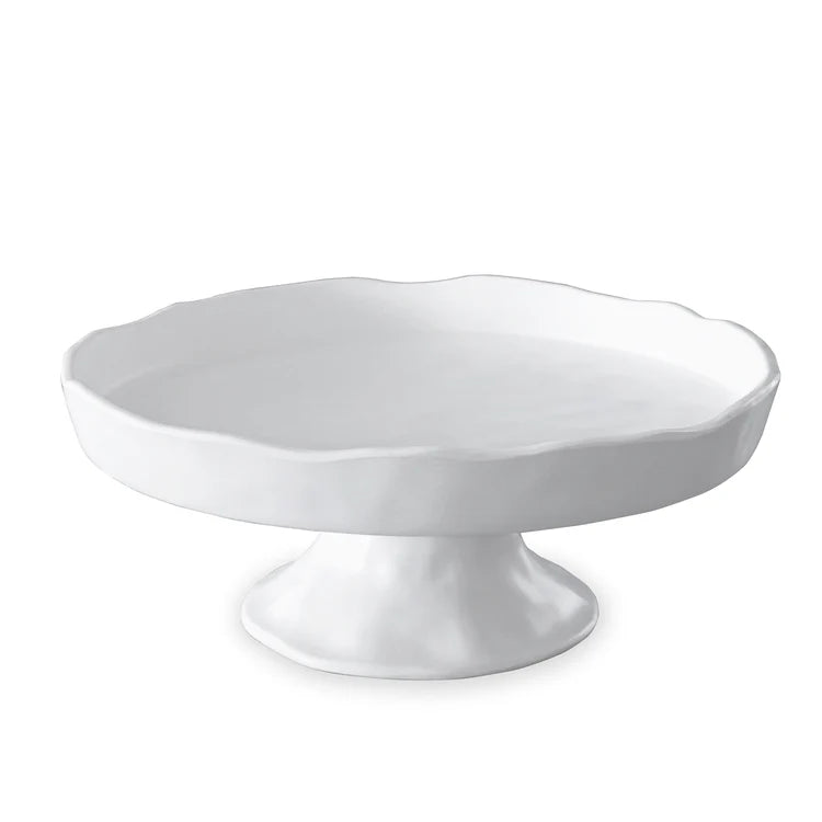 VIDA Nube Round Pedestal Cake Plate (White)