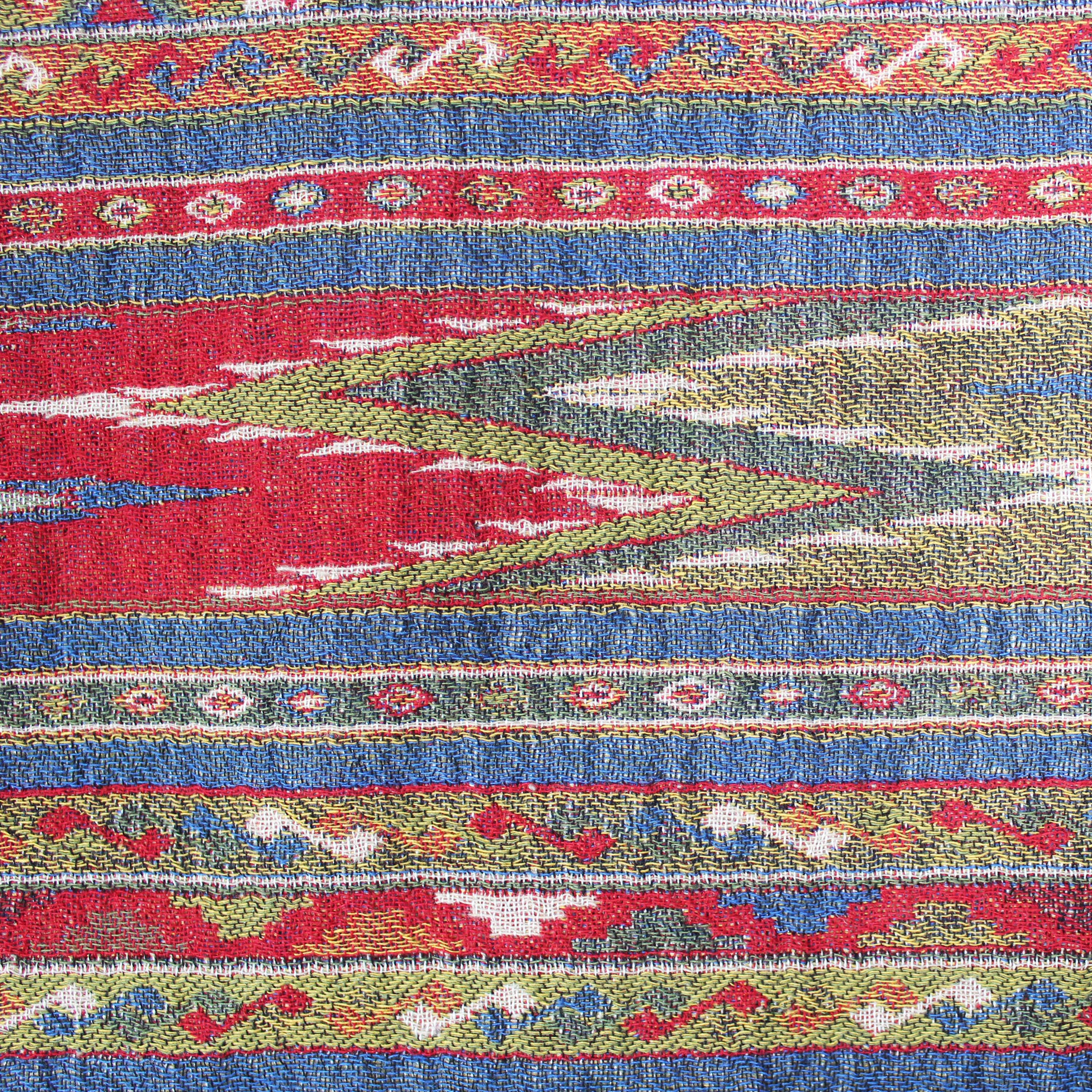 Santa Fe Reversible Cotton Wool Throw